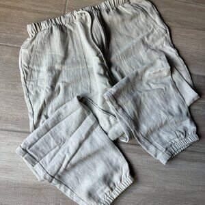 Zara Light Khaki Cargo Jogger Pants, Women's Size XS